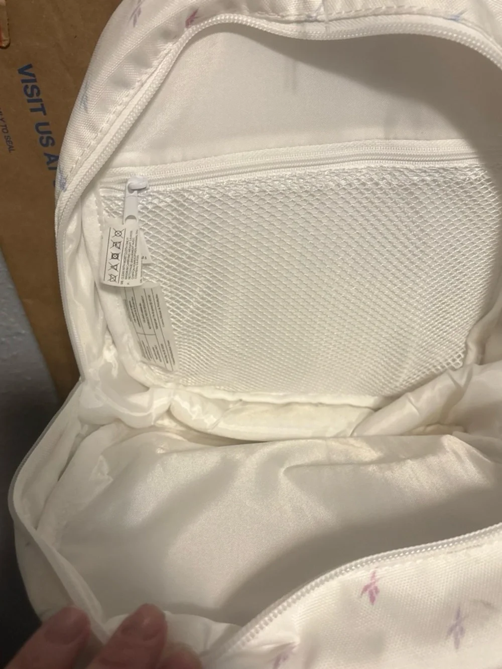 Reebok Mini Backpack with Pastel Logos